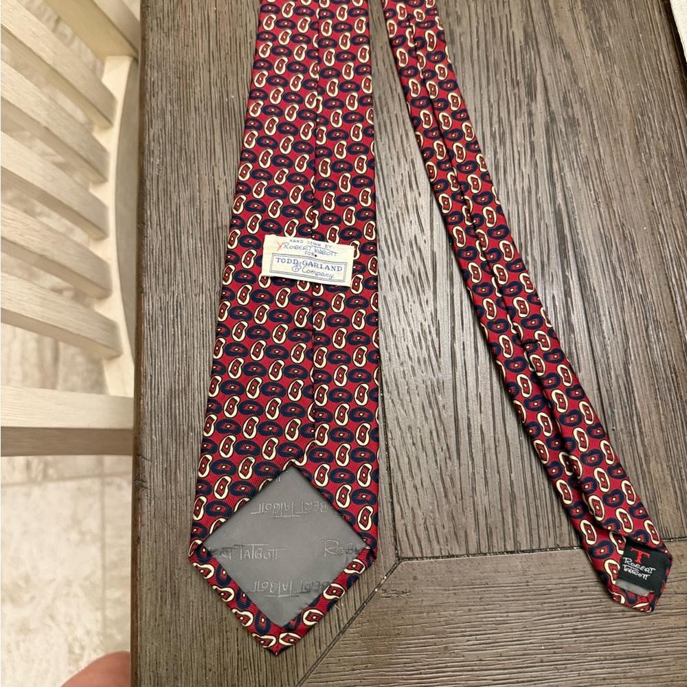 Robert Talbott Red Geometric Tie - image 5